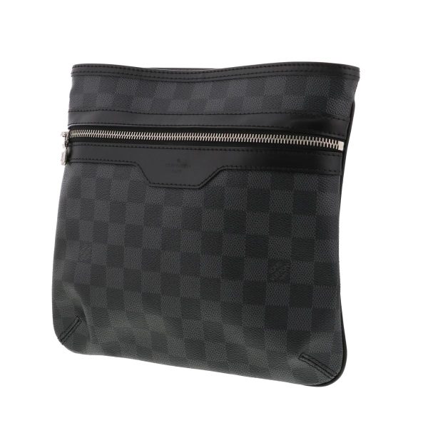 1240002021281 2 Louis Vuitton Thomas Shoulder Bag Damier Graphite Black