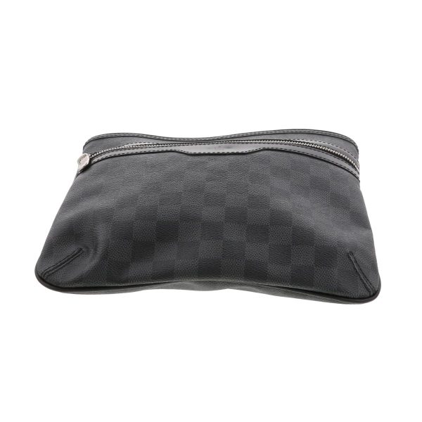 1240002021281 4 Louis Vuitton Thomas Shoulder Bag Damier Graphite Black