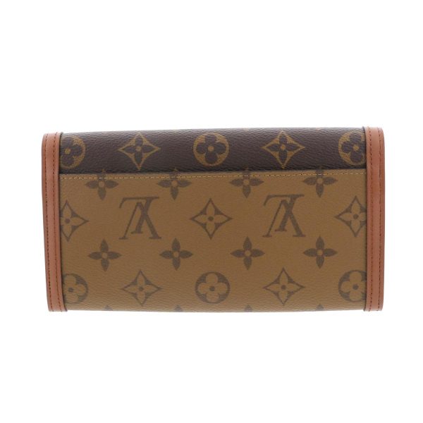 1240002021506 3 Louis Vuitton Portfolio Salad Fine Long Wallet Monogram Brown