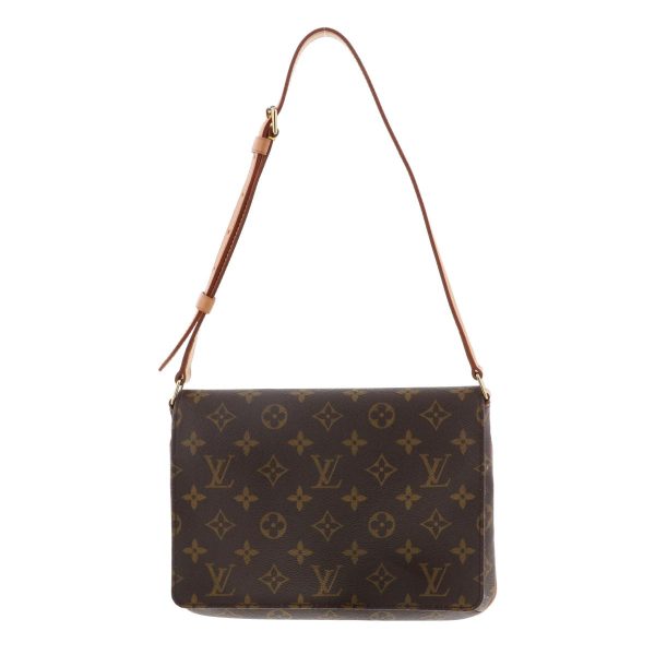 1240002021541 1 Louis Vuitton Musette Tango Shoulder Bag Monogram Brown