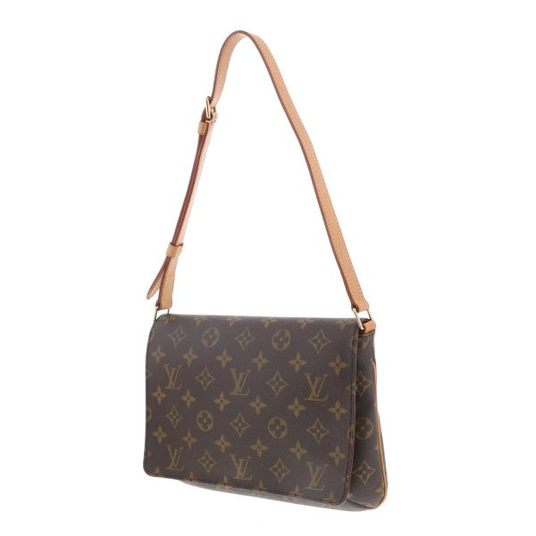 1240002021541 2 Louis Vuitton Musette Tango Shoulder Bag Monogram Brown