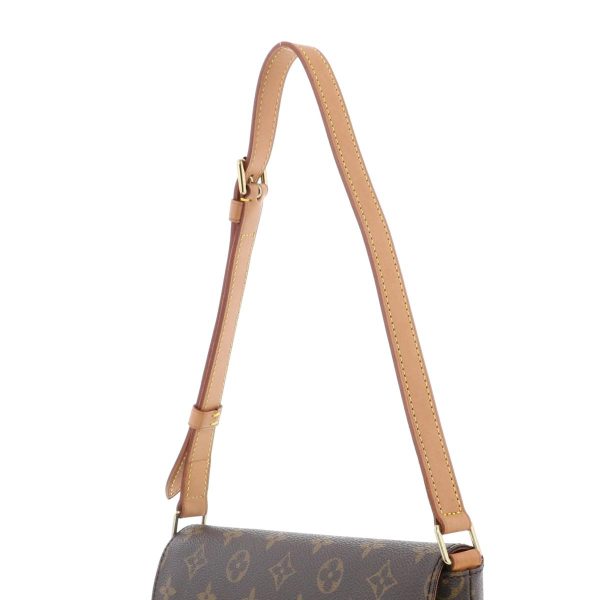 1240002021541 3 Louis Vuitton Musette Tango Shoulder Bag Monogram Brown