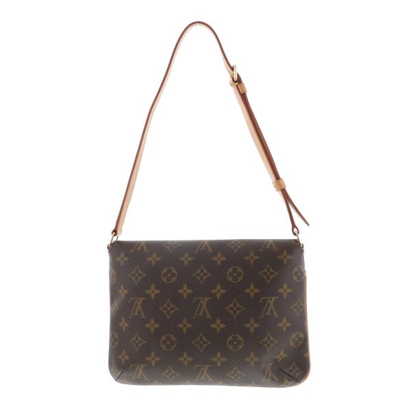 1240002021541 4 Louis Vuitton Musette Tango Shoulder Bag Monogram Brown