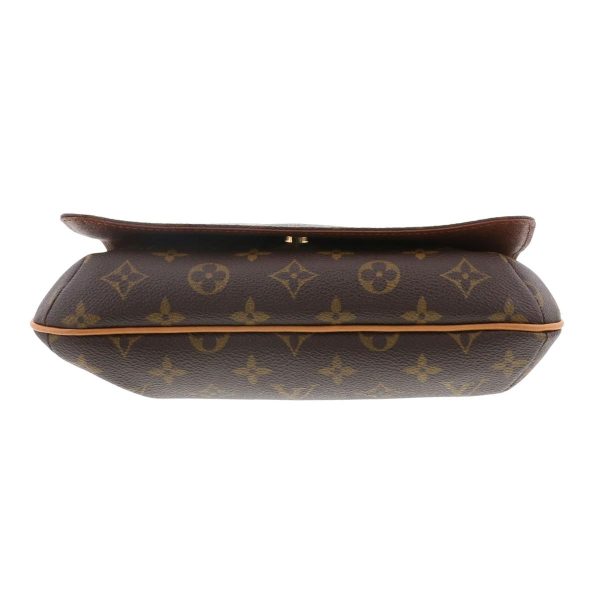 1240002021541 5 Louis Vuitton Musette Tango Shoulder Bag Monogram Brown