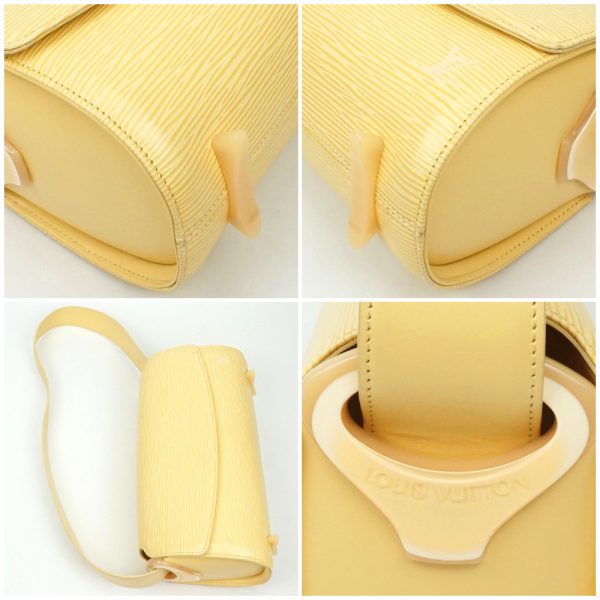 1240002040967 4 Louis Vuitton Nocturne PM Epi Leather Vanille Light Yellow Handbag Shoulder Bag