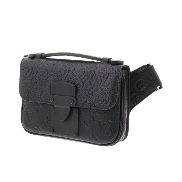 1240003006158 2 Louis Vuitton SLockmessenger Shoulder Bag Monogram Black