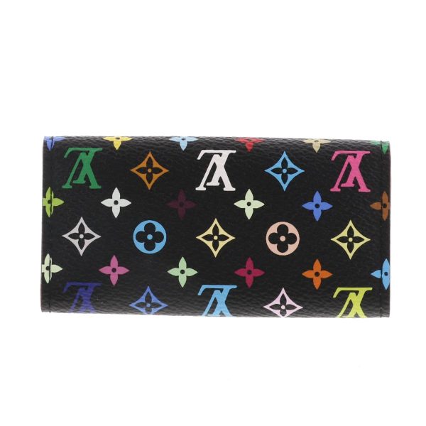 1240003006162 3 Louis Vuitton Multicolor 4 Key Case Black