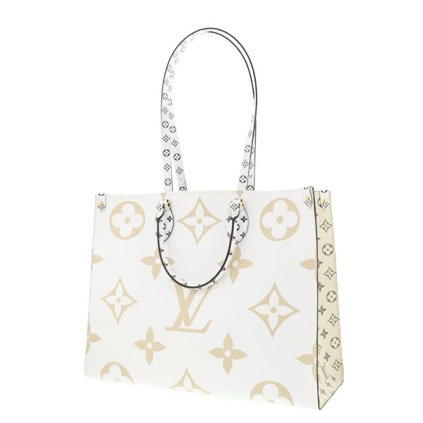 1240004013645 2 Louis Vuitton Onzago GM Tote Bag Monogram Giant White