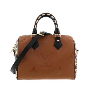 1240004017809 1 Louis Vuitton Speedy 30 Monogram Handbag Brown