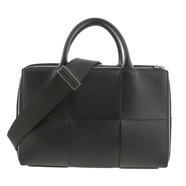 1240004020447 1 Bottega Veneta Alco Briefcase Black