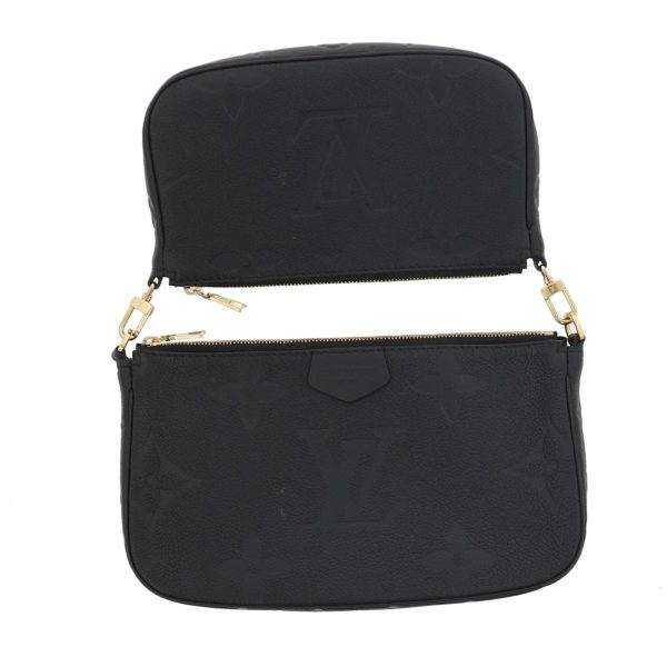 1240004021255 3 Louis Vuitton Multy Pochette Accessory Shoulder Bag Monogram Empreinte Noir