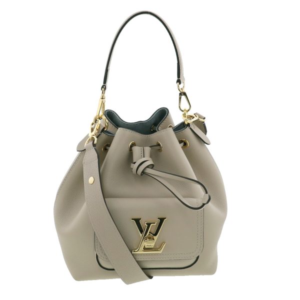 1240004022483 1 Louis Vuitton Lockme Shoulder Bag Beige