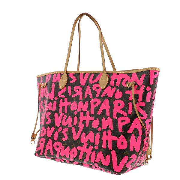 1240004022986 2 Louis Vuitton Neverfull GM Tote Bag Monogram Graphite Pink