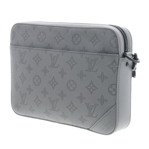 1240004024276 2 Louis Vuitton Duo Messenger Shoulder Bag Gray