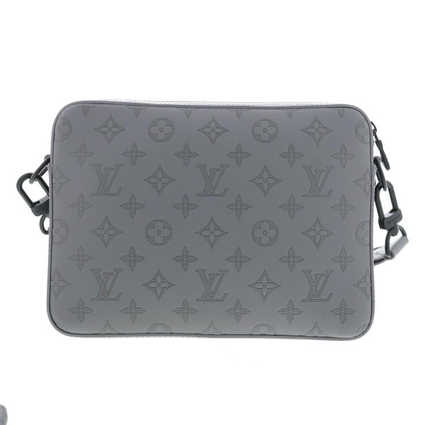 1240004024276 3 Louis Vuitton Duo Messenger Shoulder Bag Gray