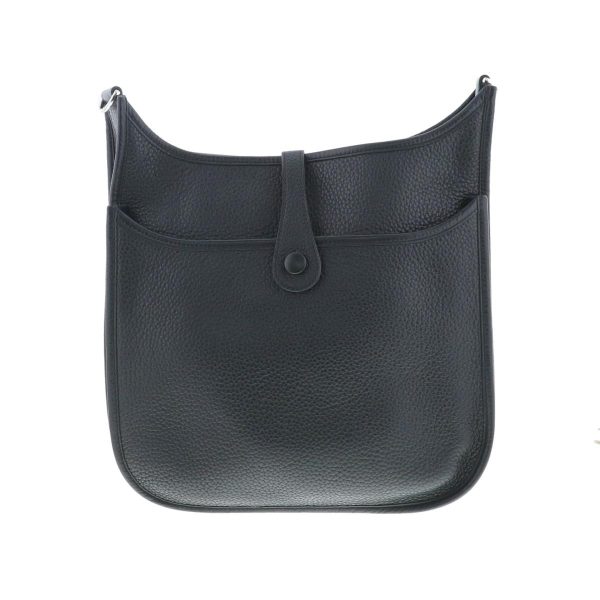 1240004026762 3 Hermes Eveline 29 Shoulder Bag Black