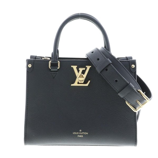 1240004028186 1 Louis Vuitton Lock Go Handbag Black