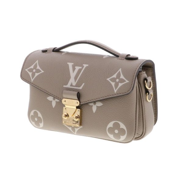 1240004029961 2 Louis Vuitton Pochette Métis EW Shoulder Bag Monogram Empreinte Beige