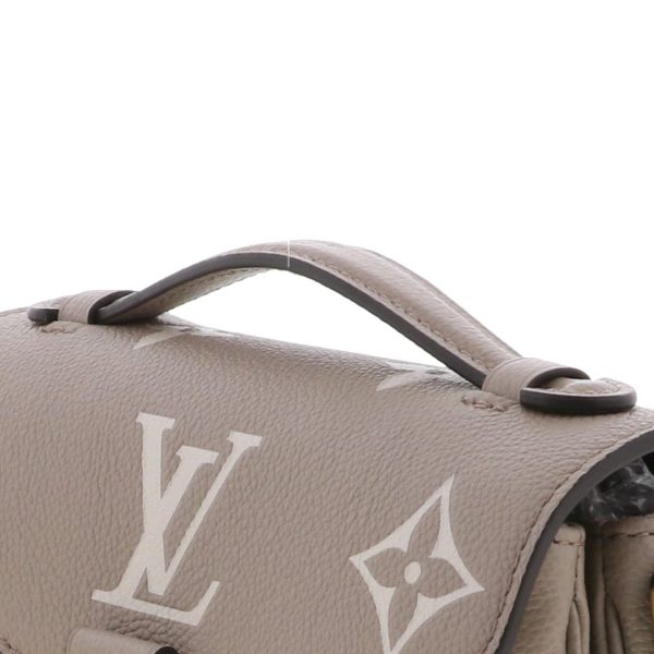 1240004029961 3 Louis Vuitton Pochette Métis EW Shoulder Bag Monogram Empreinte Beige