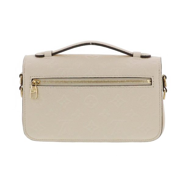 1240004030484 3 Louis Vuitton Pochette Shoulder Bag Monogram Empreinte White