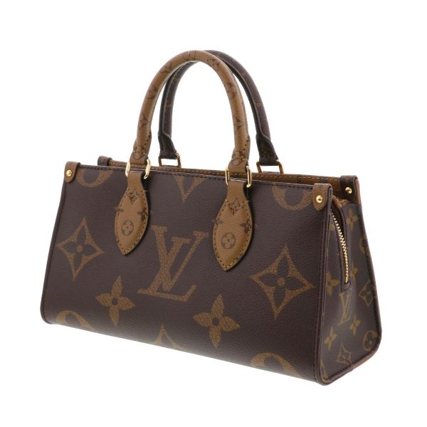 1240004030752 2 Louis Vuitton Onzago EW Handbag Monogram Reverse Brown