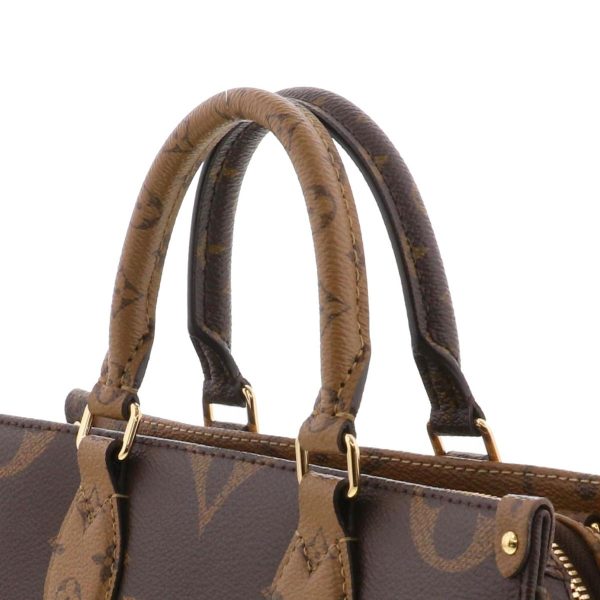 1240004030752 3 Louis Vuitton Onzago EW Handbag Monogram Reverse Brown