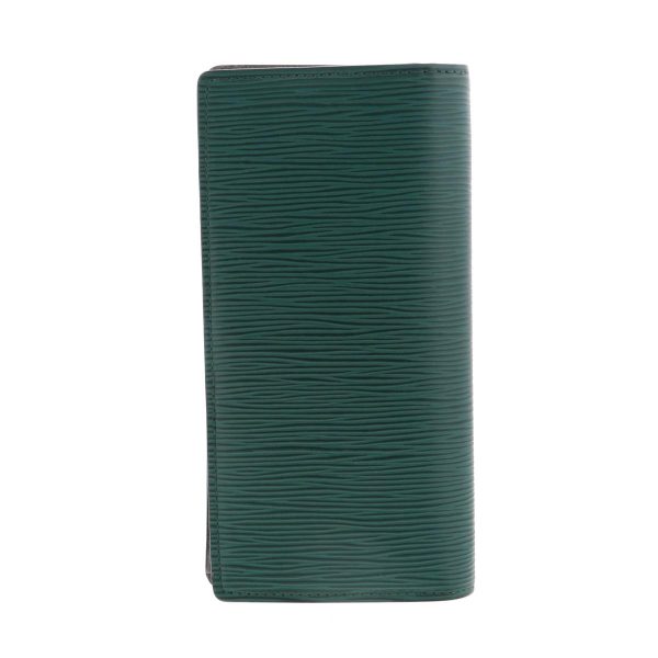 1240004030977 3 Louis Vuitton Portrait Brass Long Wallet Green