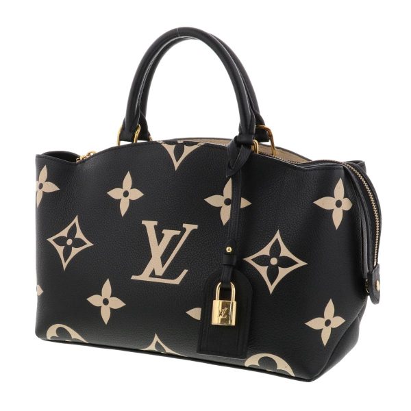 1240004031002 2 Louis Vuitton Petit Sac Plat Shoulder Bag Monogram Empreinte Black