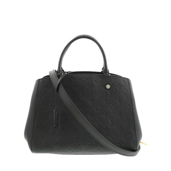 1240005016619 1 Louis Vuitton Montaigne MM Handbag Monogram Noir