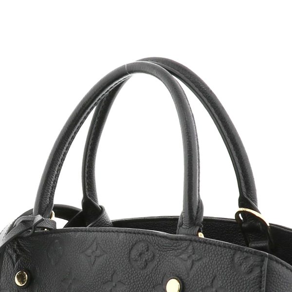 1240005016619 3 Louis Vuitton Montaigne MM Handbag Monogram Noir