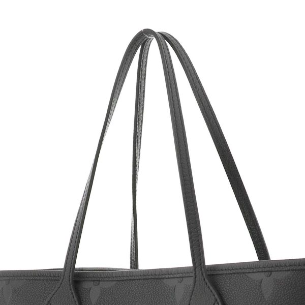 1240005019517 3 Louis Vuitton Neverfull MM Tote Bag Monogram Empreinte Black