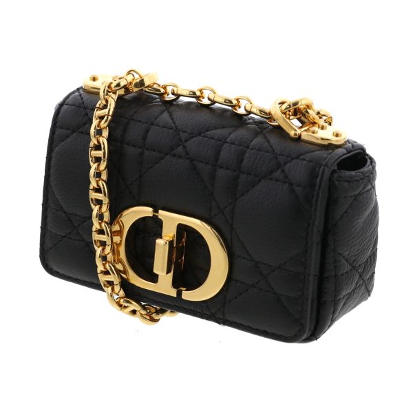 1240005021871 2 Dior Caro Microbag Shoulder Bag Canage Black