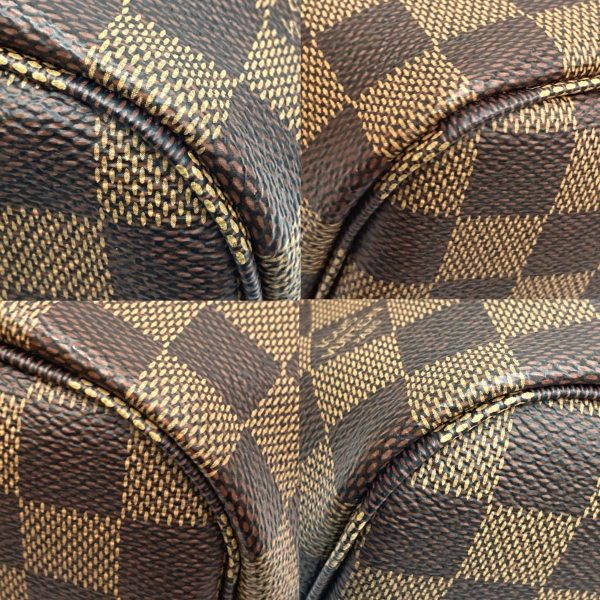 1240005026902 7 Louis Vuitton Neverfull MM Tote Bag Damier Ebene Brown