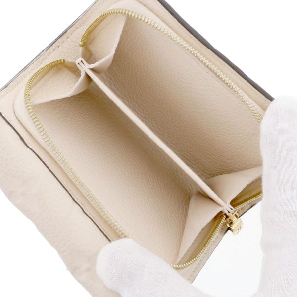 1240005027719 7 Louis Vuitton Portfolio Métis Compact Wallet Monogram Empreinte White