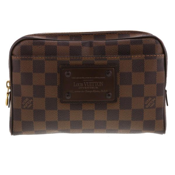 1240005027791 1 Louis Vuitton Bum Bag Damier Ebene Brown