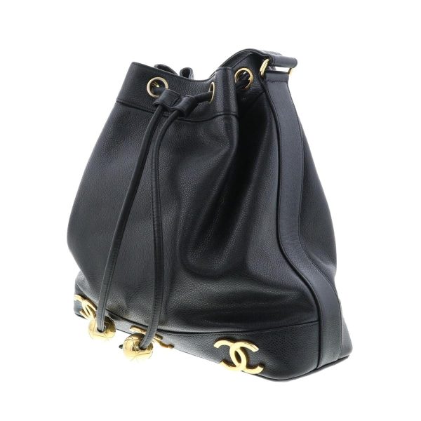 1240007019749 2 Chanel Triple Coco Drawstring Shoulder Bag