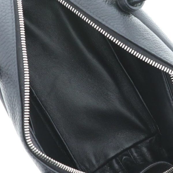 1240007021122 6 Prada Leather Top Handle Bag Black