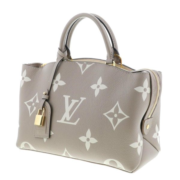 1240007022547 2 Louis Vuitton Petit Sac Plat Handbag Monogram Empreinte Beige