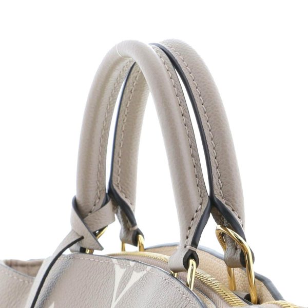 1240007022547 3 Louis Vuitton Petit Sac Plat Handbag Monogram Empreinte Beige