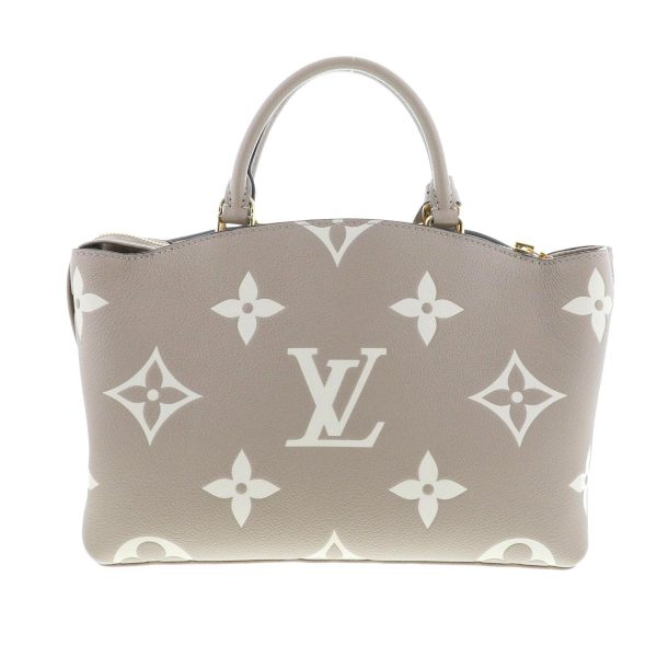 1240007022547 4 Louis Vuitton Petit Sac Plat Handbag Monogram Empreinte Beige