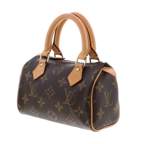 1240007024905 2 Louis Vuitton Nano Speedy Shoulder Bag Monogram Brown