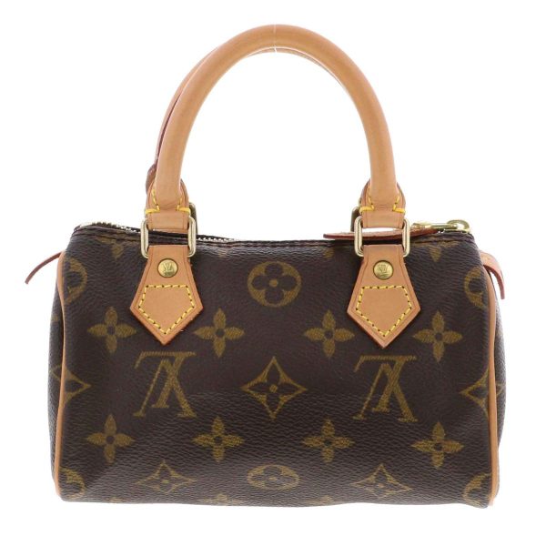 1240007024905 4 Louis Vuitton Nano Speedy Shoulder Bag Monogram Brown