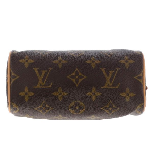 1240007024905 5 Louis Vuitton Nano Speedy Shoulder Bag Monogram Brown