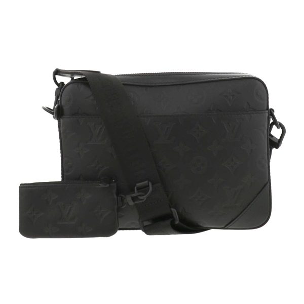 1240009002552 1 Louis Vuitton Duo Messenger Bag Monogram Shadow Black