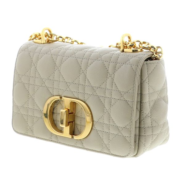 1240009003197 2 Christian Dior Caro Small Shoulder Bag Beige