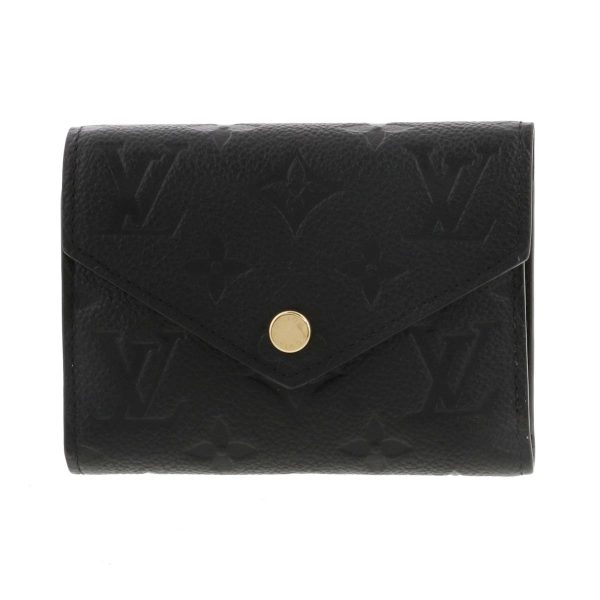 1240009004422 1 Louis Vuitton Portfolio Victree Trifold Wallet Black