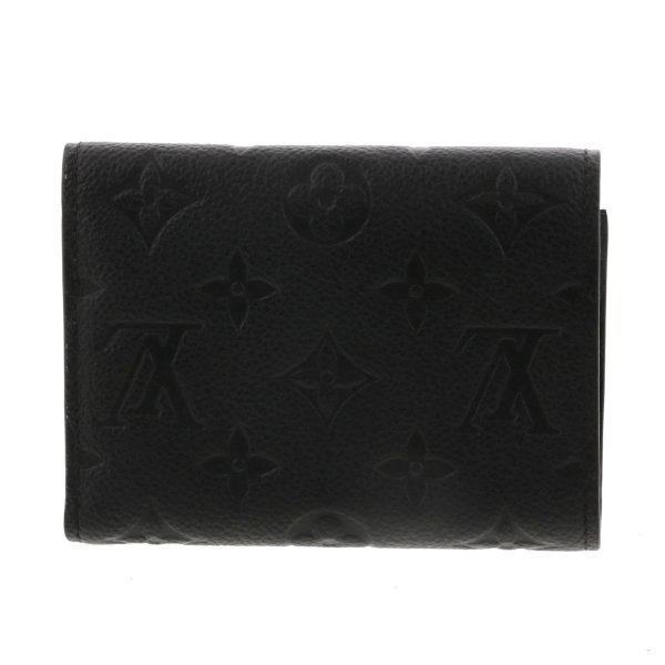 1240009004422 3 Louis Vuitton Portfolio Victree Trifold Wallet Black