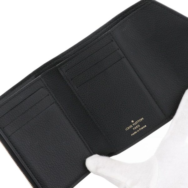 1240009004422 5 Louis Vuitton Portfolio Victree Trifold Wallet Black