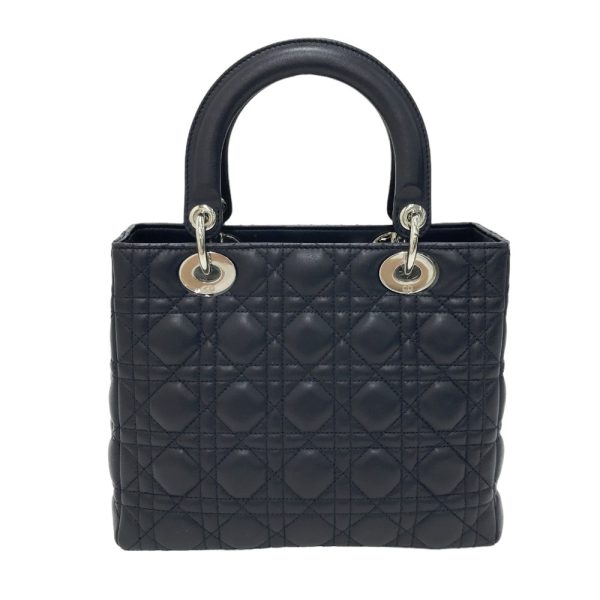 1240101218897 2 Christian Dior Lady Dior Handbag Navy