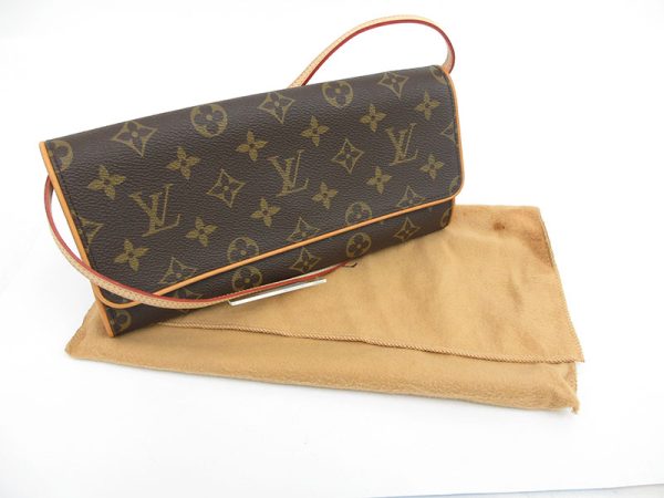 1240202198416 8 Louis Vuitton Pochette Twin GM Clutch Bag Brown